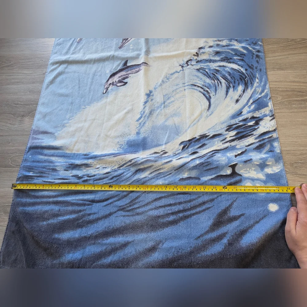 Vintage Dolphin Beach Towel 56